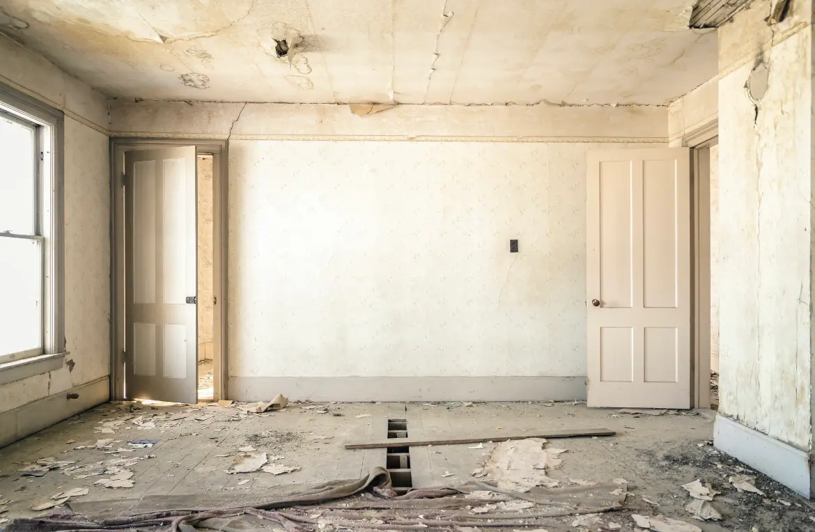 Waste disposal crew managing a cleanout project in Georgetown